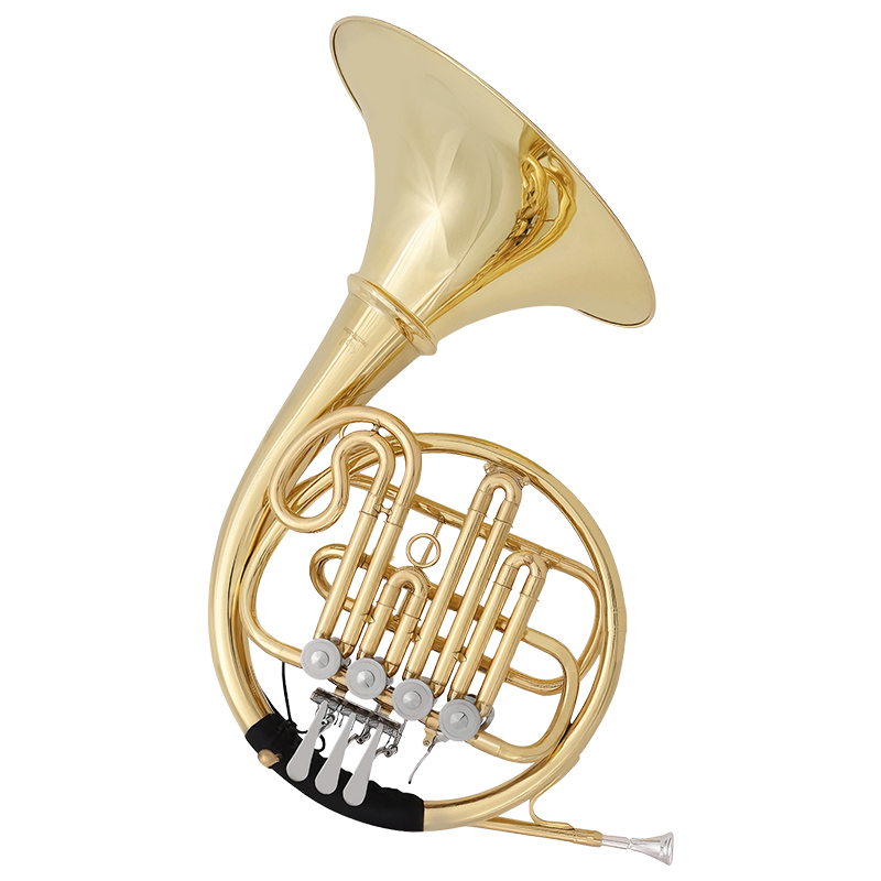 Musical Instrument Horn - بوق فرنسي بأربعة مفاتيح، مصنوع من