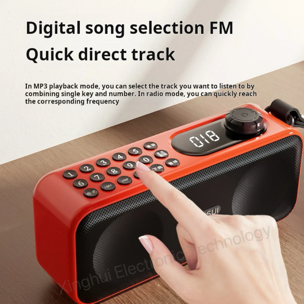 Musical Instrument Horn - مكبر صوت بلوتوث جديد، راديو محمول