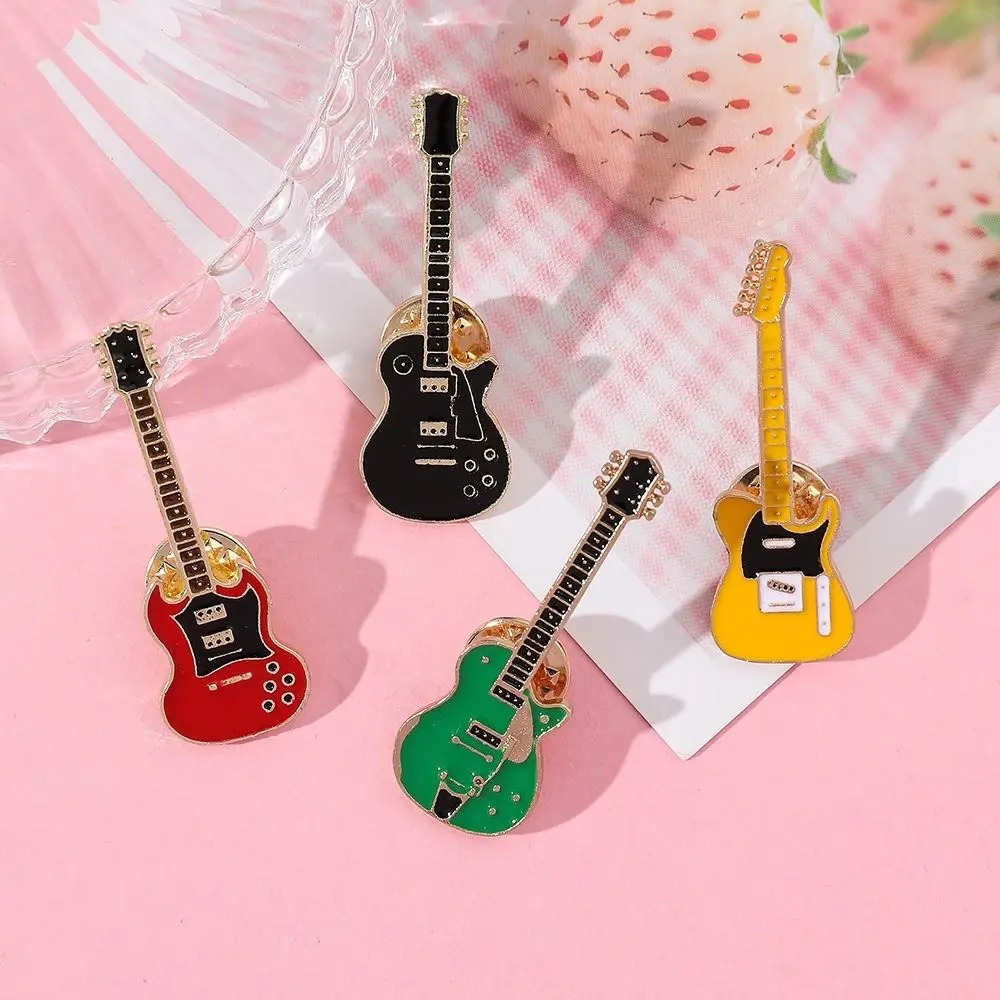 1/2/4 قطع دبوس زينة معدني مطلي - مراجعة Musical Instrument Jewelry وسعره