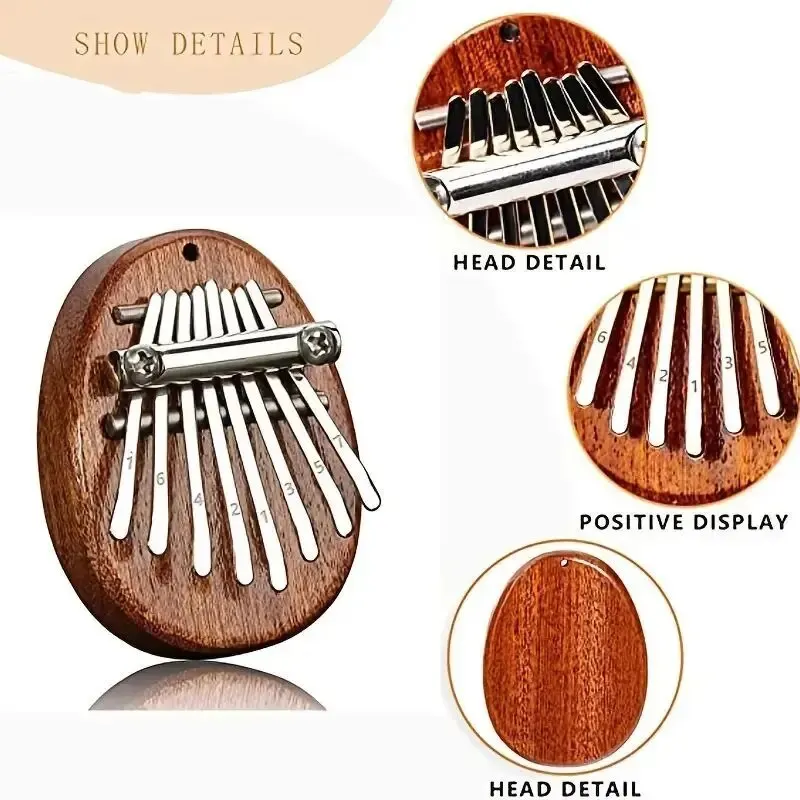 كاليمبا خشبية صغيرة بـ 8 مفاتي - مراجعة Musical Instrument African وسعره