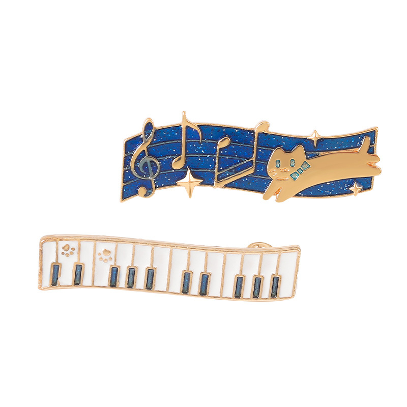 طقم دبابيس مينا على شكل قطة مو - مراجعة Musical Instrument Jewelry وسعره