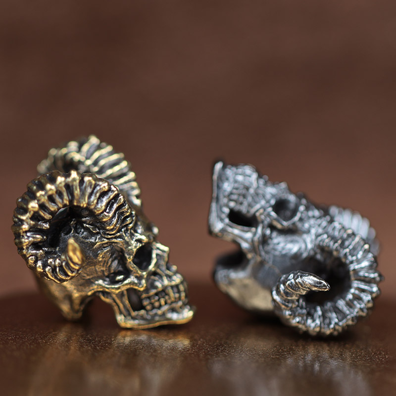 الماعز القرن الجمجمة رئيس النح - مراجعة Musical Instrument Jewelry وسعره