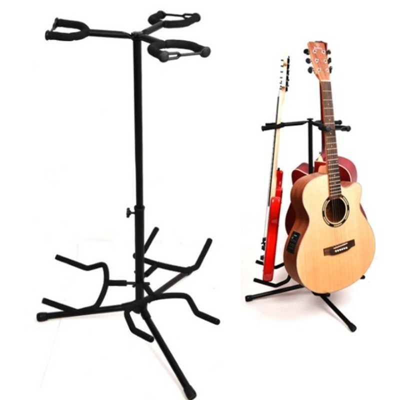 ثلاثة رؤوس حامل جيتار حديد احت - مراجعة Musical Instrument Guitar وسعره